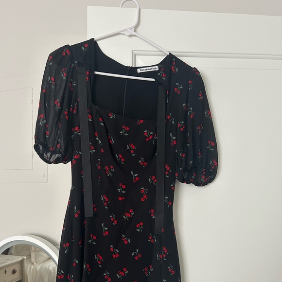 Reformation Morgan Dress | Reformation Cherry Dress - Picture 4 of 9